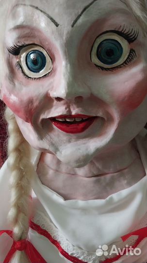 Кукла зловещая Аннабель ручной работы 122 см