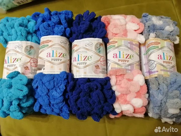 Пряжа alize puffy