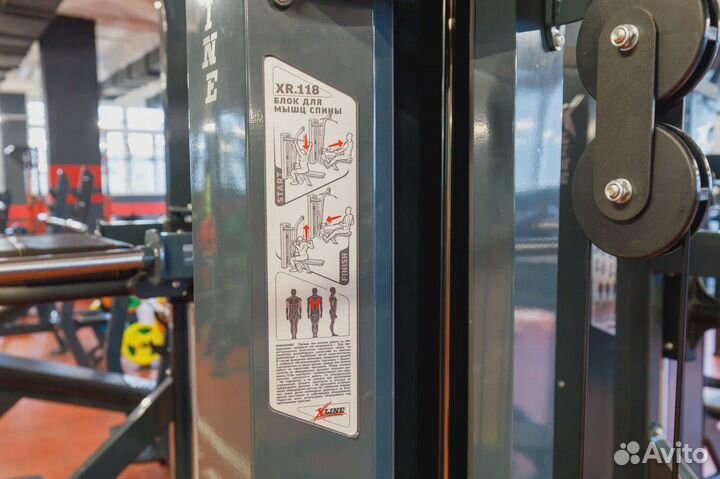 XR118 блок для мышц спины X-line R