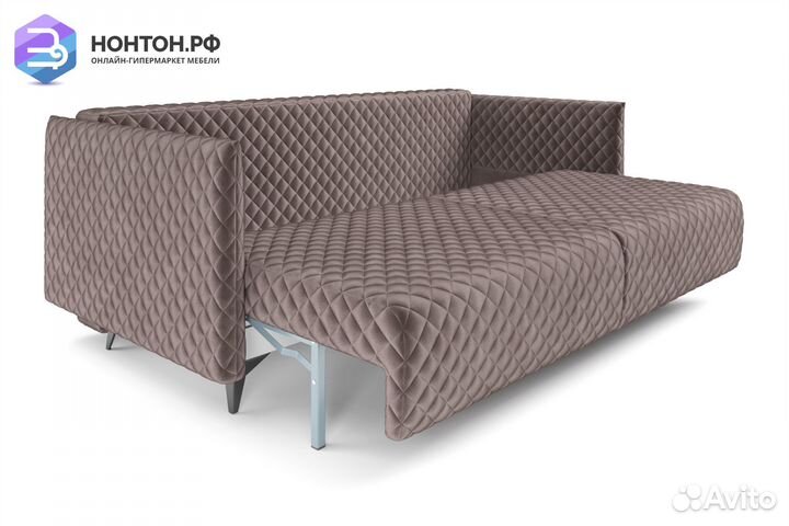 Диван тик-так Вашингтон светло-коричневый