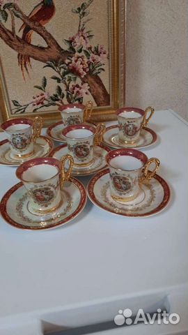 Кофейные чашечки Германия СССР Мадонна