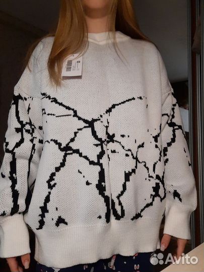 Джемпер oversize шерсть