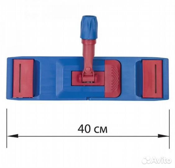 Держатель-флаундер 40 см, для плоских мопов лайма
