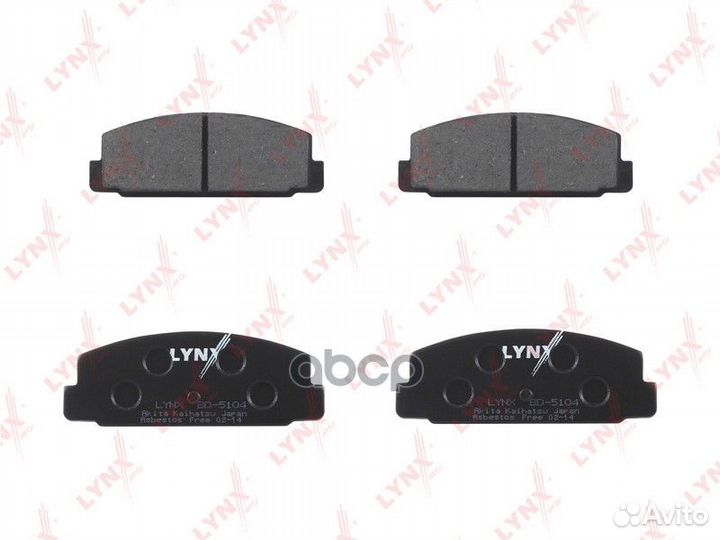 Колодки задние lynxauto BD-5104 BD5104 lynxauto