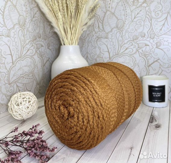 Шнур Осттекс с сердечником 5мм полиэфир,длина 200м