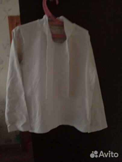 Блузка белая школьная