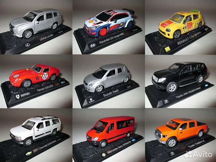 Модели авто на подставках иностранные (часть 6)