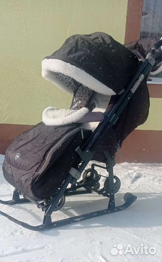 Коляска санки