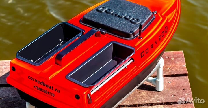 Прикормочный кораблик с GPS и мощным АКБ