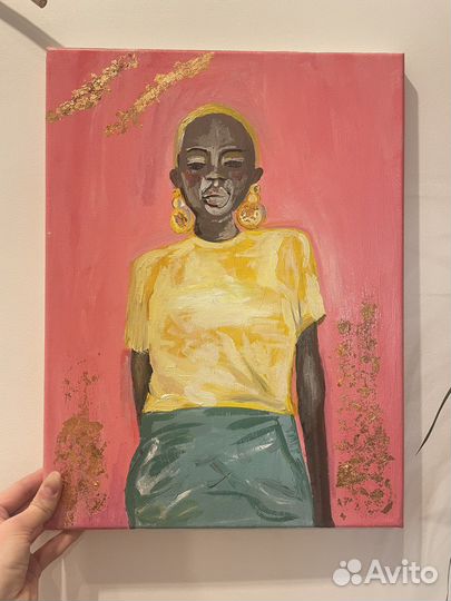 Картина мулатка