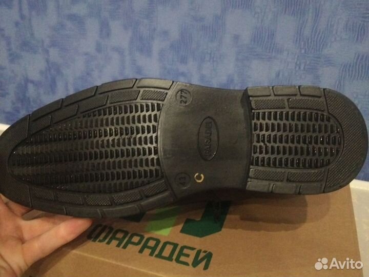 Полусапоги хромовые зимние мужские