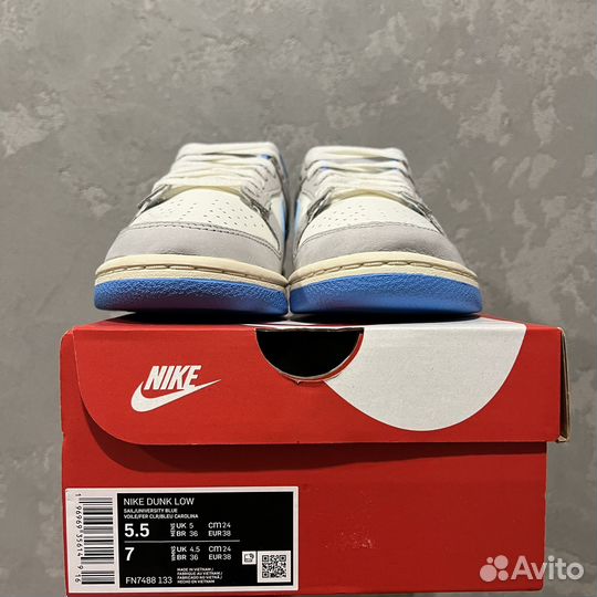 Nike Dunk Low оригинал 6.5/7US (W)