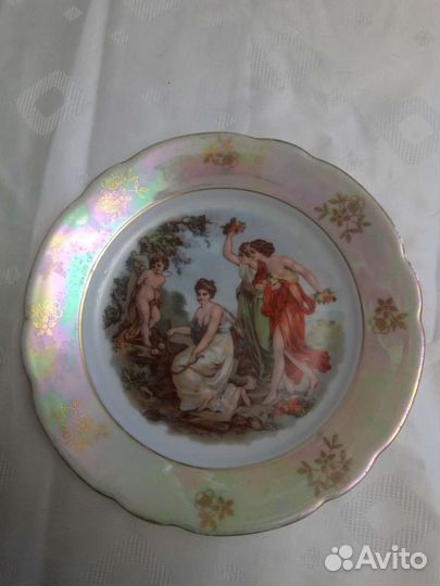 Тарелка фарфор гдр
