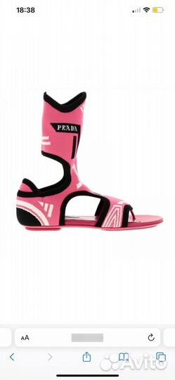 Prada босоножки 40 оригинал