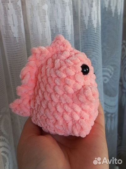 Вязаные игрушки амигуруми динозавр