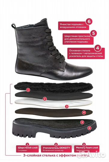 Новые кожаные зимние ботинки на девочку 33