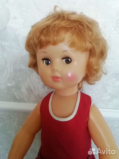 Кукла СССР Марина. Флиртушка. Рыжая. Рост 67 см