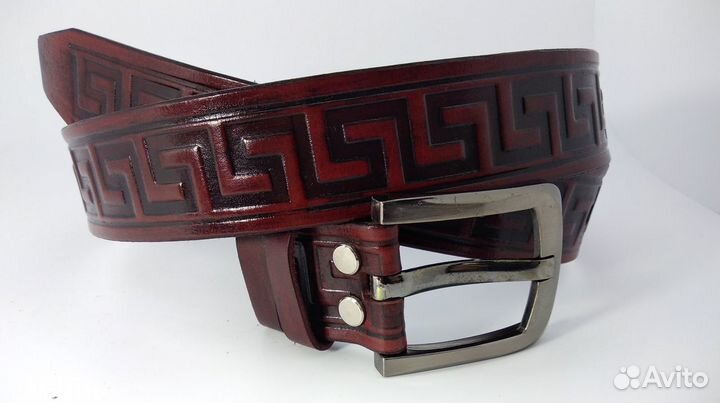 Ремни ручной работы из натуральной кожи