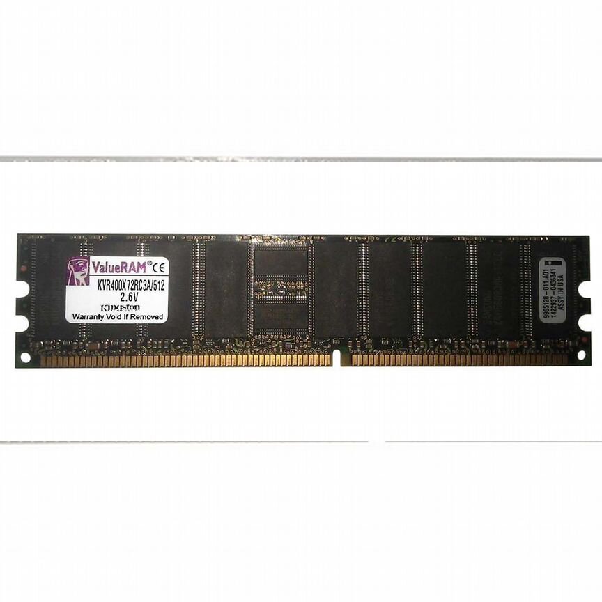 [KVR400X72RC3A/512] Оперативная Память Kingston Ddr Kvr400x72rc3a/512