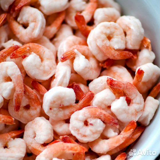Креветки очищенные вареные