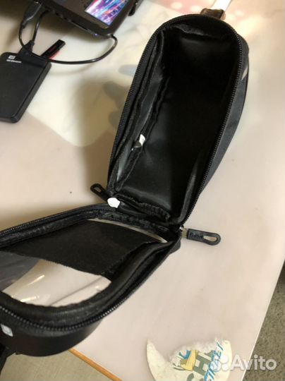 Вело сумка на раму для телефона