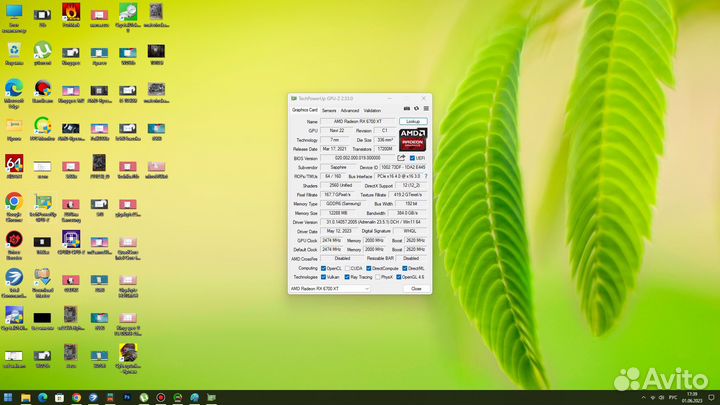 Rx 6700 xt 12GB не майнена на пломбе чипы samsung