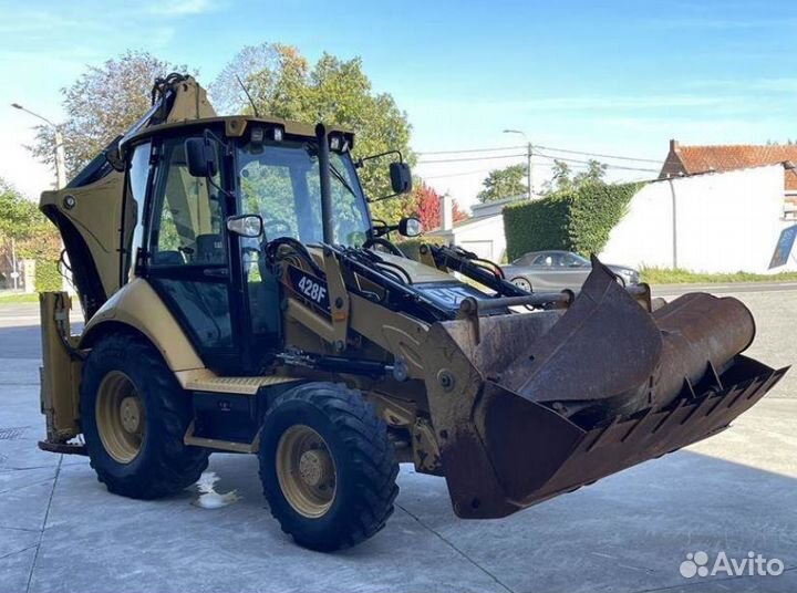 Стекло кузовное правое Caterpillar 428 e/432e