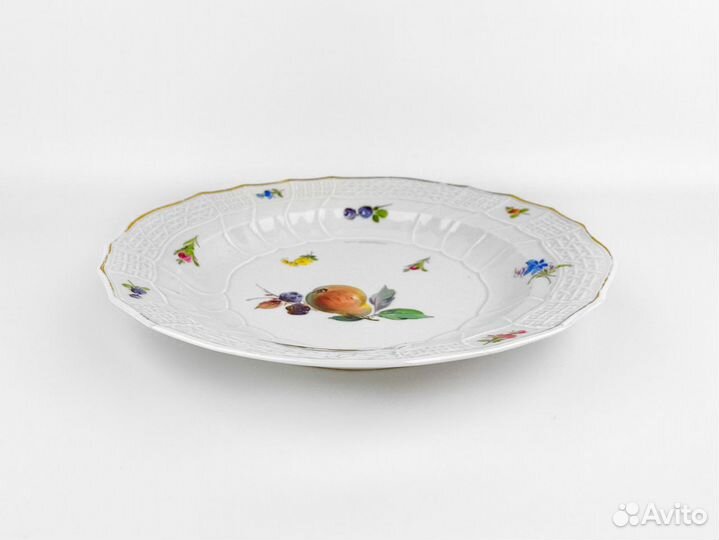 Старинная тарелка Meissen, Германия, фарфор,1825гг