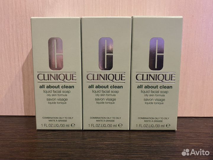 Clinique жидкое гель-мыло для лица 30 мл