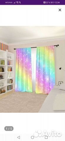 Шторы для детской для девочки
