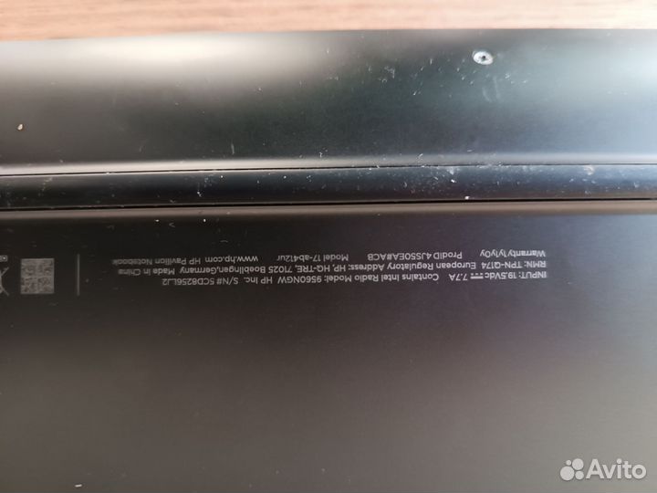 Ноутбук HP pavilion 17-4ab412ur