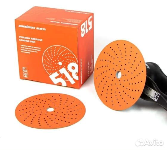 Круг 150 мм Sandwox 518 Orange Line P240