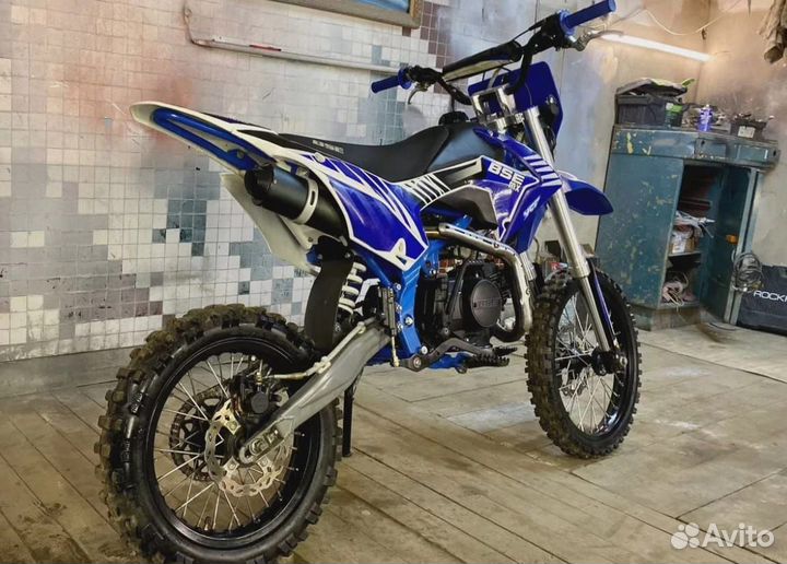 Мотоцикл BSE MX 125 синий