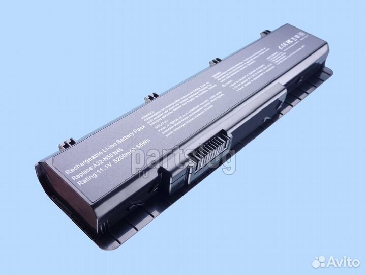 Аккумулятор для Asus A32-N55 11.1V 5200mAh 58Wh