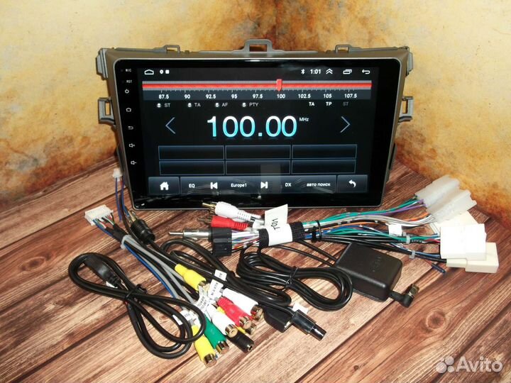 Магнитола Toyota Corolla E150 Android GPS WiFi