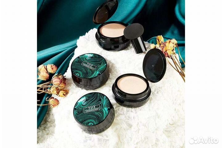 Кушон для лица+TUZ цвет слоновая кость, беж