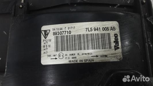 Фара левая porsche cayenne 1 (2NK11MR01)