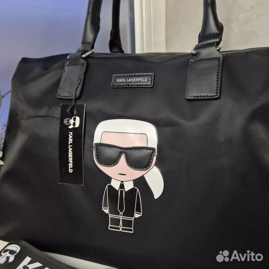 Дорожная / спортивная сумка Karl Lagerfeld люкс