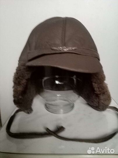 Шапка с натуральным мехом