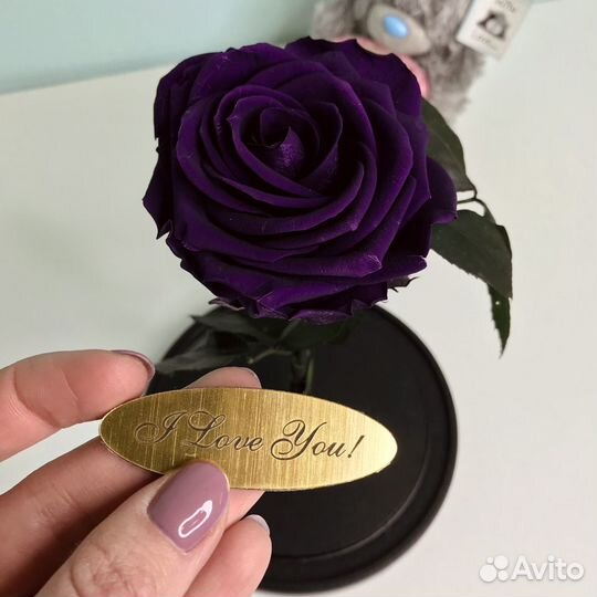 Розы в колбах