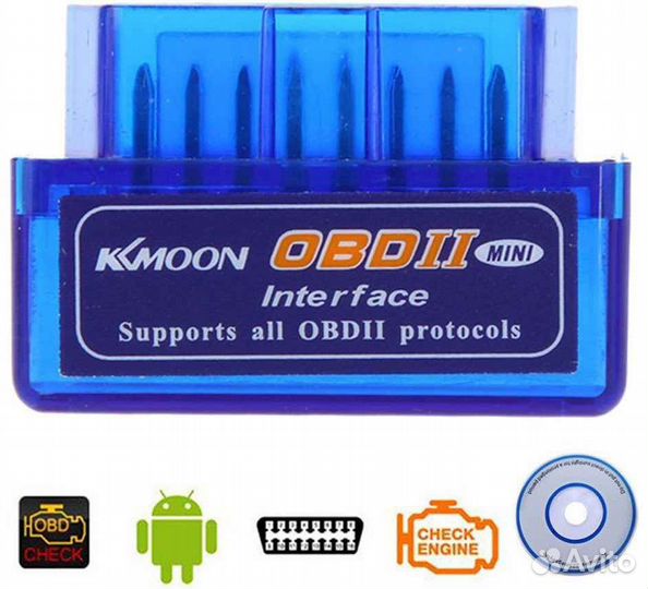 Автосканер OBD2 Bluetooth ELM327 v2.1 AD2