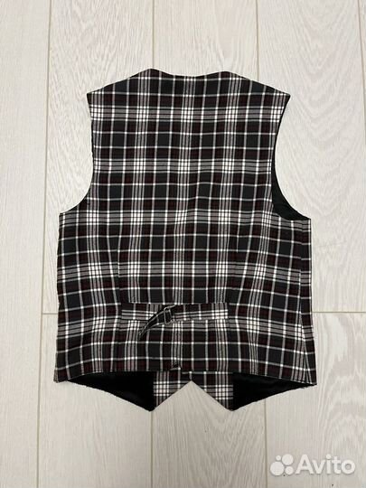 Жилет Школьная страна, серая клетка 134