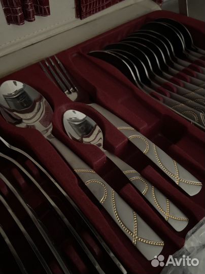 Набор столовых приборов Millerhaus 12 18/10 24KRT