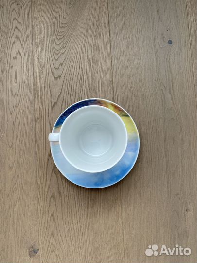 Кружка с блюдцем