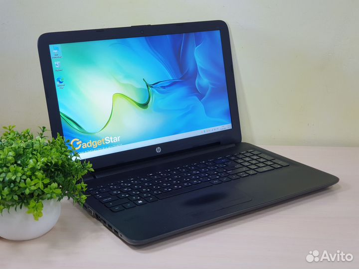 Ноутбук HP, SSD 256Gb, озу 4Gb в хорошем состоянии