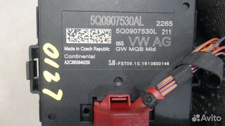 Блок комфорта Volkswagen Golf 7, 2017