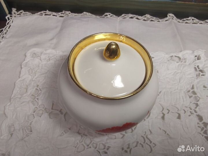 Сахарница фарфор, тернопольский фарфоровый завод
