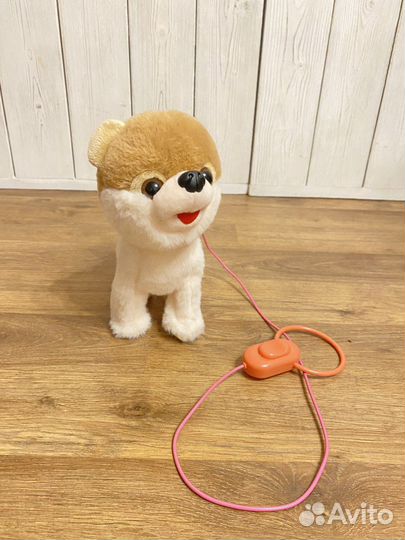 Интерактивная игрушка собачка на поводке
