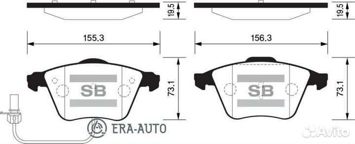 Sangsin brake SP2112F SP2112F колодки дисковые передние disk 360x34\ Audi A4/A6/A8 1.8-4.2/2.0TDI-3