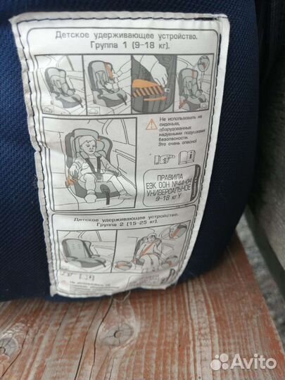 Детское автокресло 9 до 36 кг